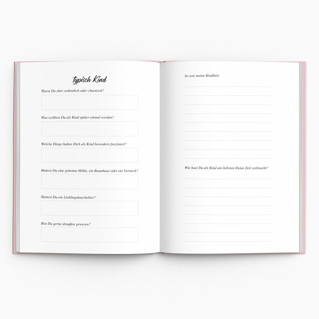 Muetter Ausfuellbuch Erinnerungen persoenliches Geschenk Hardcover A5