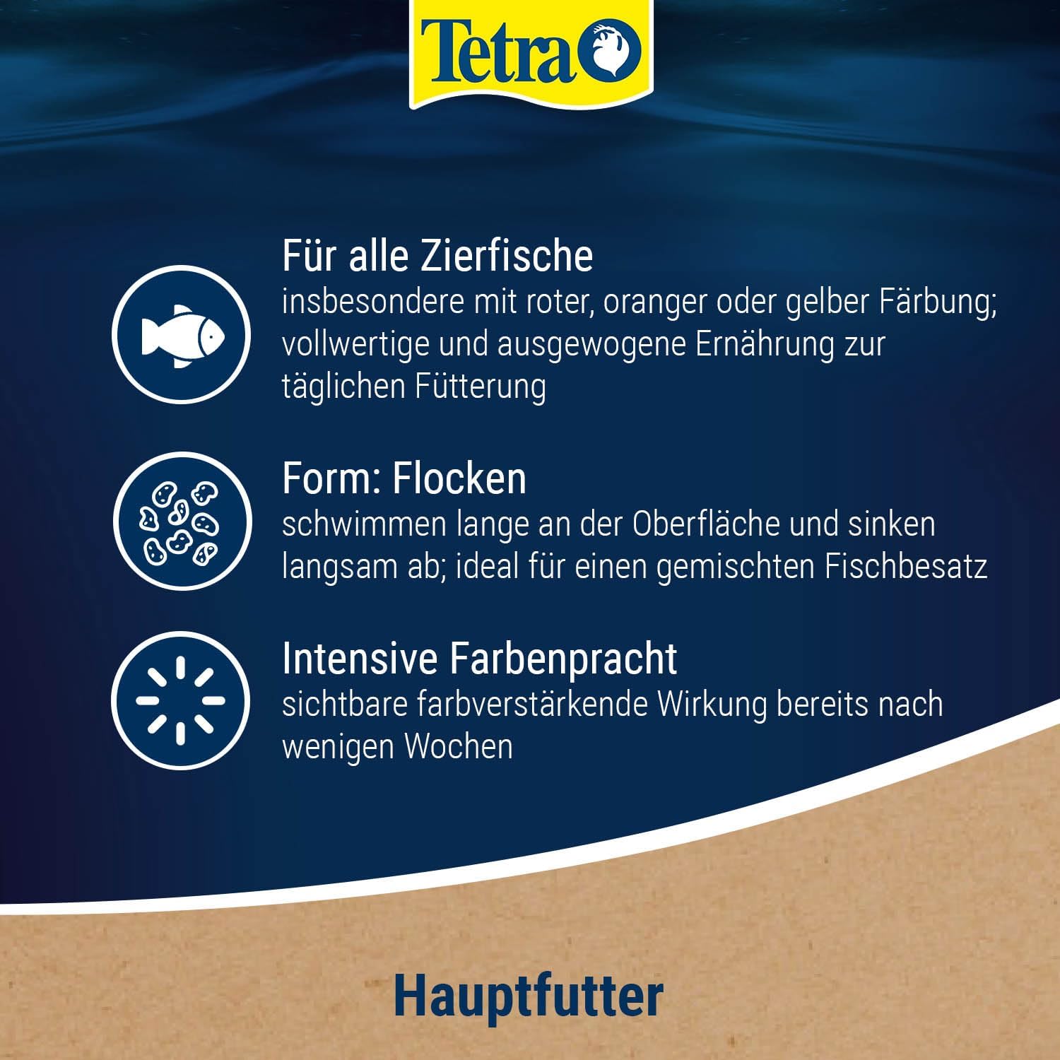 Tetra Rubin Flakes Fischfutter fuer farbintensive Zierfische
