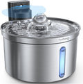 FEELNEED Katzenbrunnen Edelstahl kabellos 4000mAh Sensor Wasserspender
