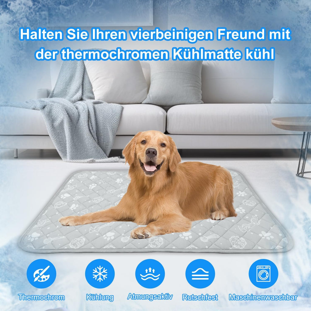 MH MYLUNE HOME Kühlmatte für Hunde Katze 50cm-80cm selbstkühlend rutschfest
