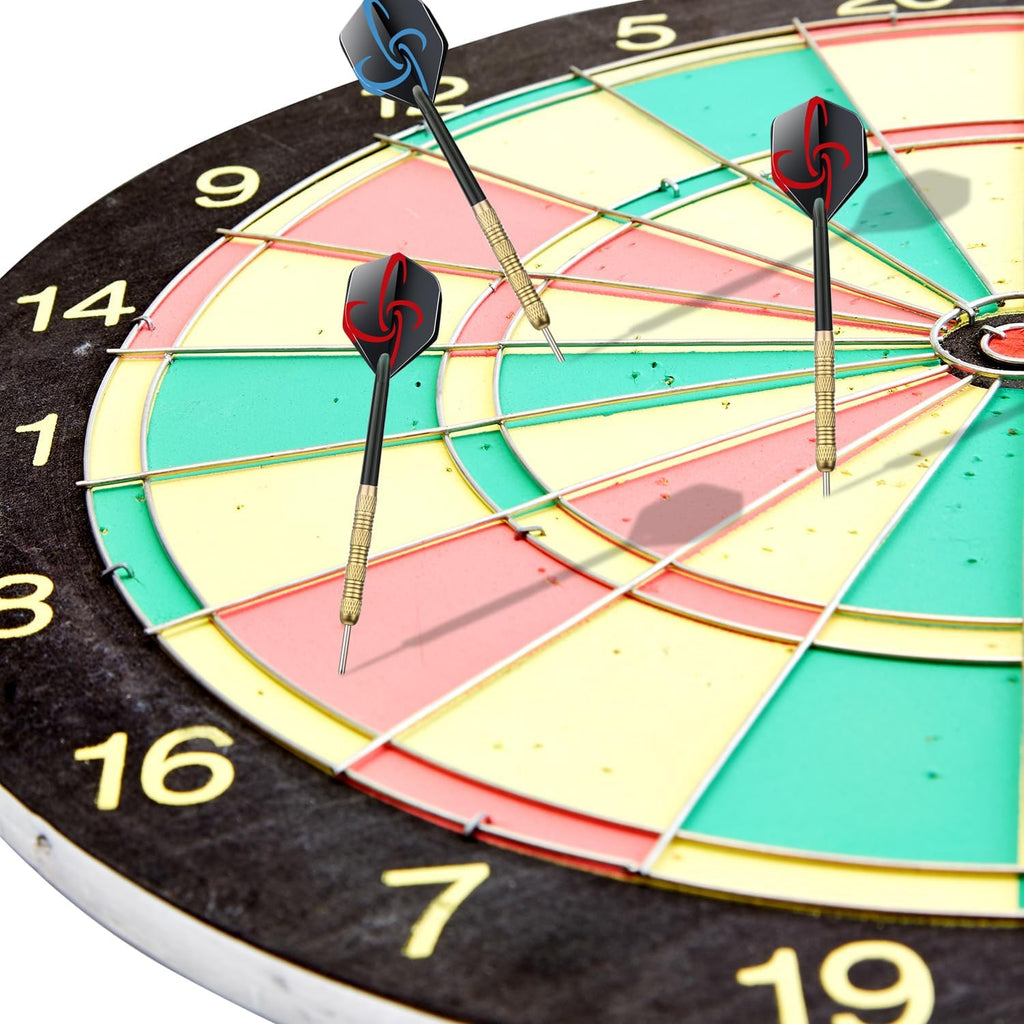 Steeldarts Dartpfeile Metallspitze 6 Stueck Set fuer Anfaenger Hobby