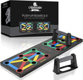 ALPHASKIN Push Up Board klappbar 12-in-1 mit Anti-Rutsch Griffen Brust Schulter