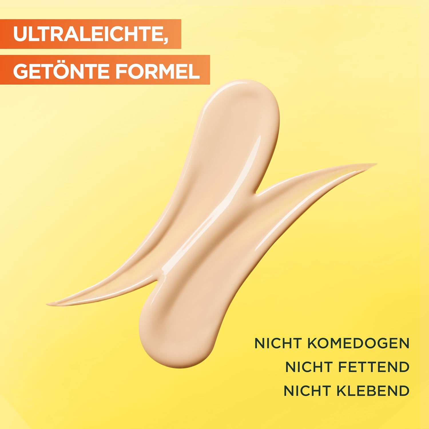 Garnier Vitamin C Sonnenfluid LSF 50+ Gesicht Hals 40 ml Vegan Daily UV Glow