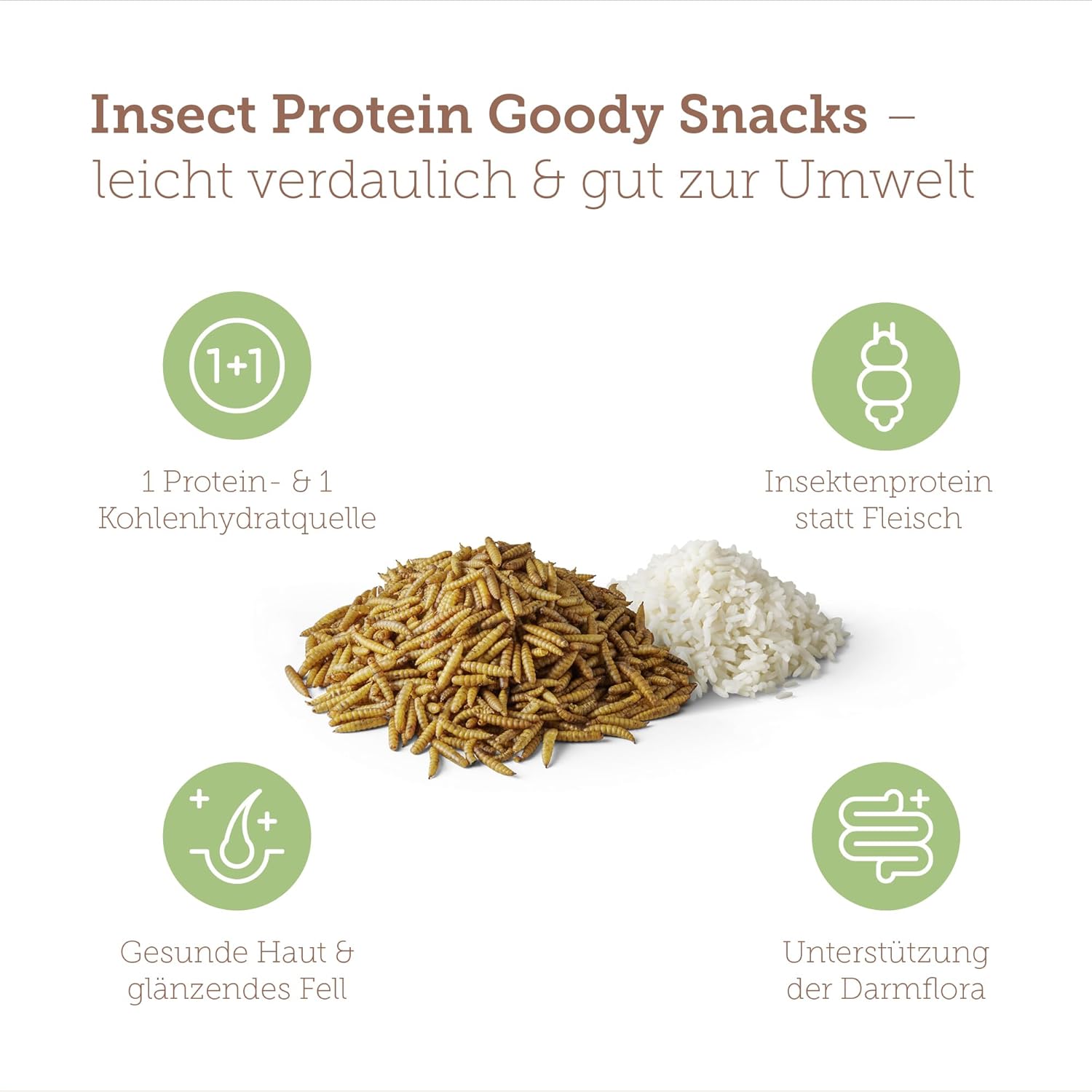 MERA Pure Sensitive Goody Snack Insect 600g Hundeleckerli Insektenprotein gluten