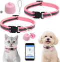 GPS Tracker fuer Katze und Hund Mini Halsband Tracker ohne Abo mit weltweiter Ortung