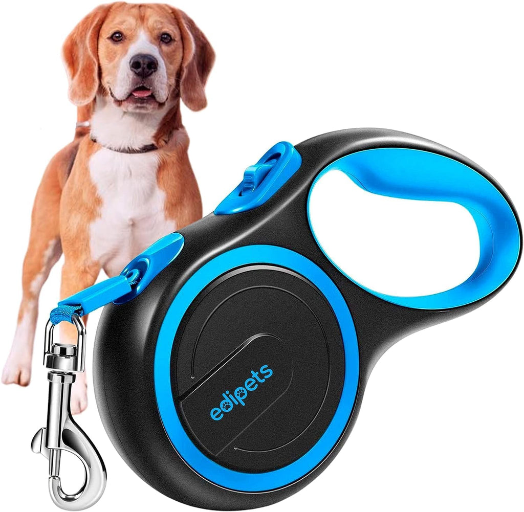 Edipets Flexi Hundeleine 5m Ausziehbar Retractable Grau 5m