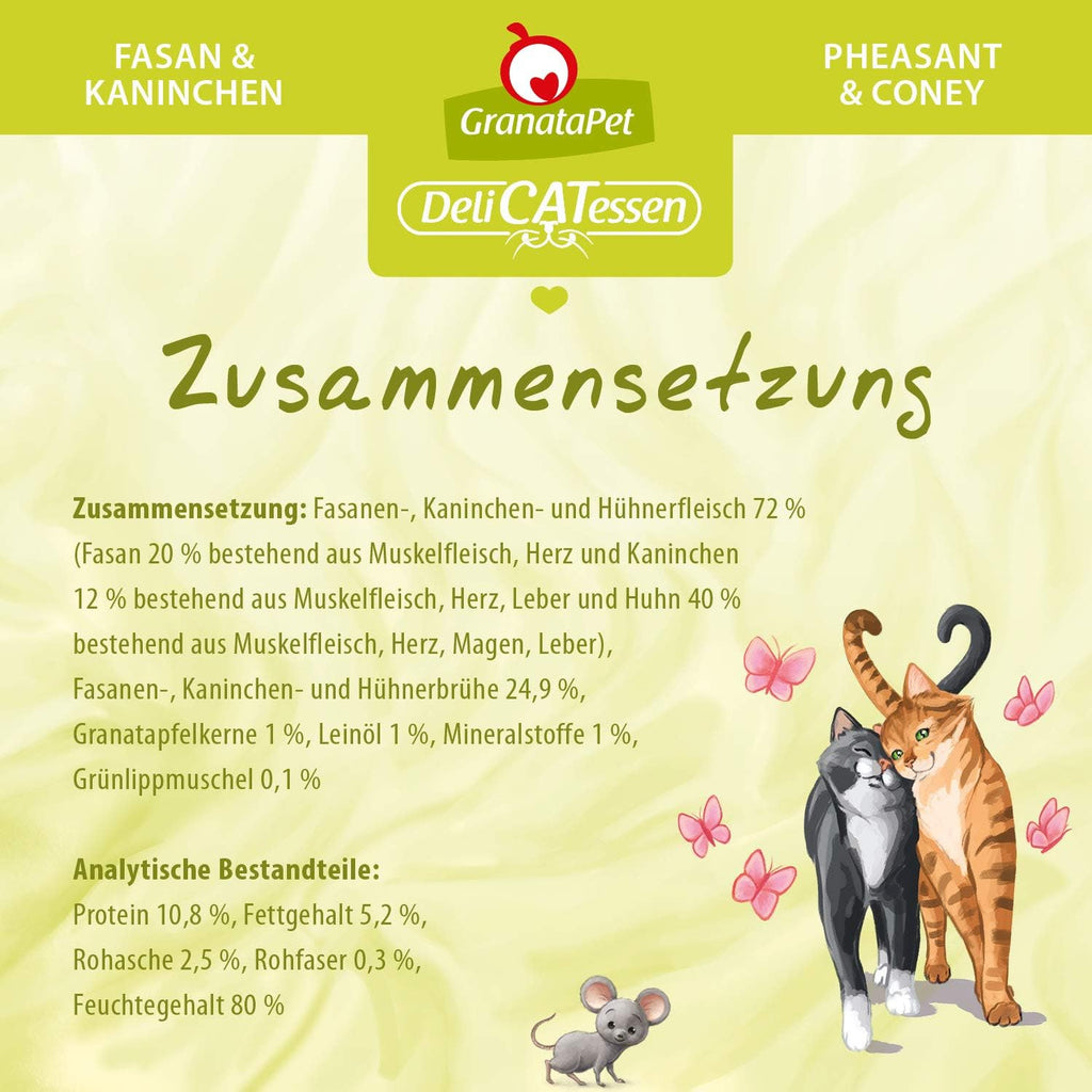 GranataPet DeliCatessen Wild Nassfutter fuer Katzen 6x400g, verschiedene Sorten 8