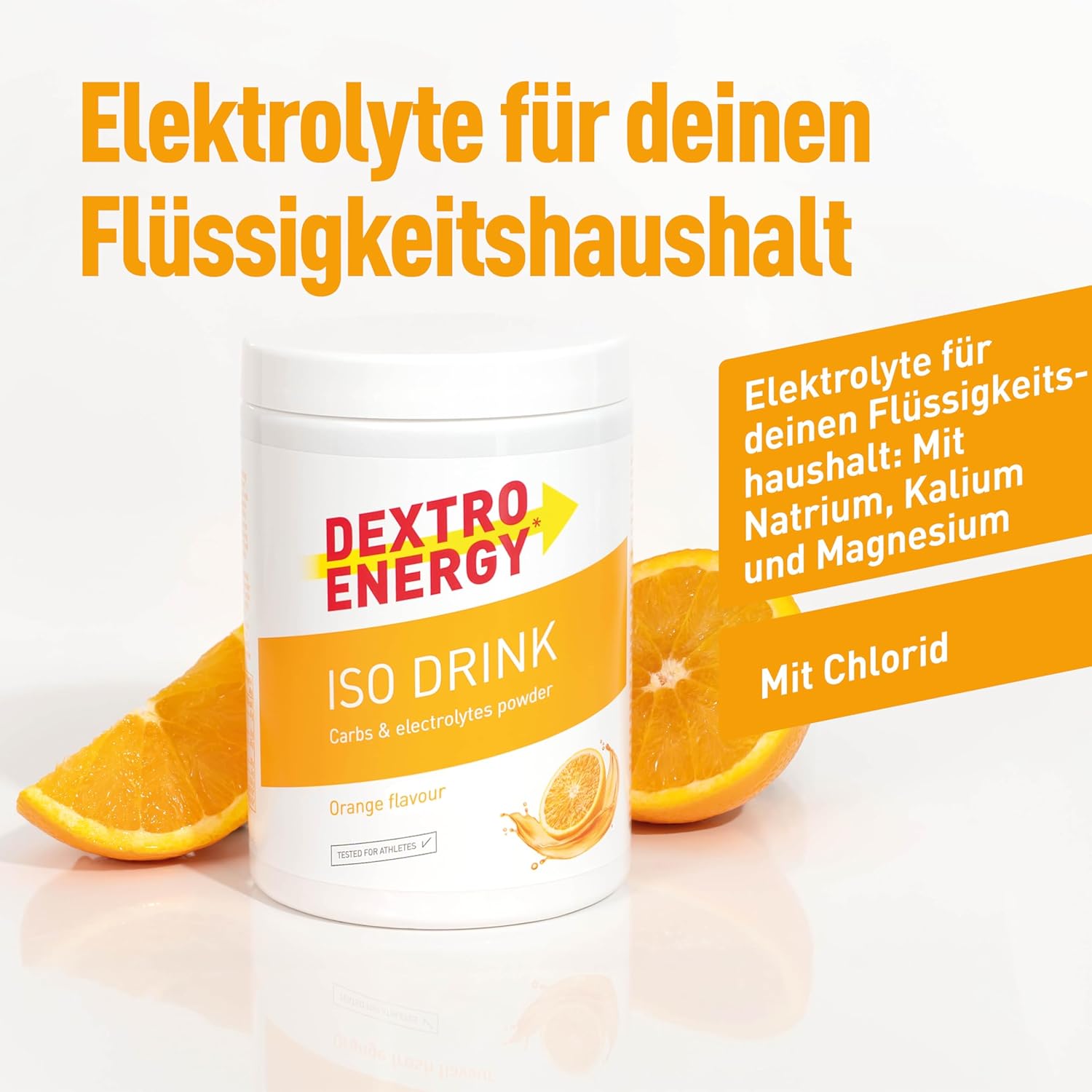 Dextro Energy Iso Drink Elektrolyte Lemon mit Natrium Magnesium Kalium vers