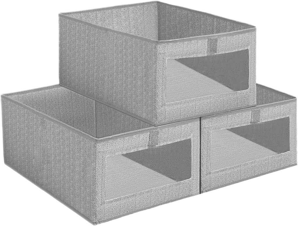 Schrank Organizer 2er Set 40×30×20 cm Aufbewahrungsbox faltbar