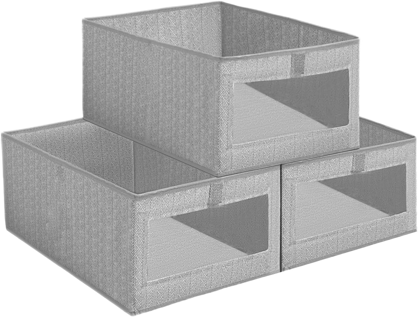 Schrank Organizer 2er Set 40×30×20 cm Aufbewahrungsbox faltbar