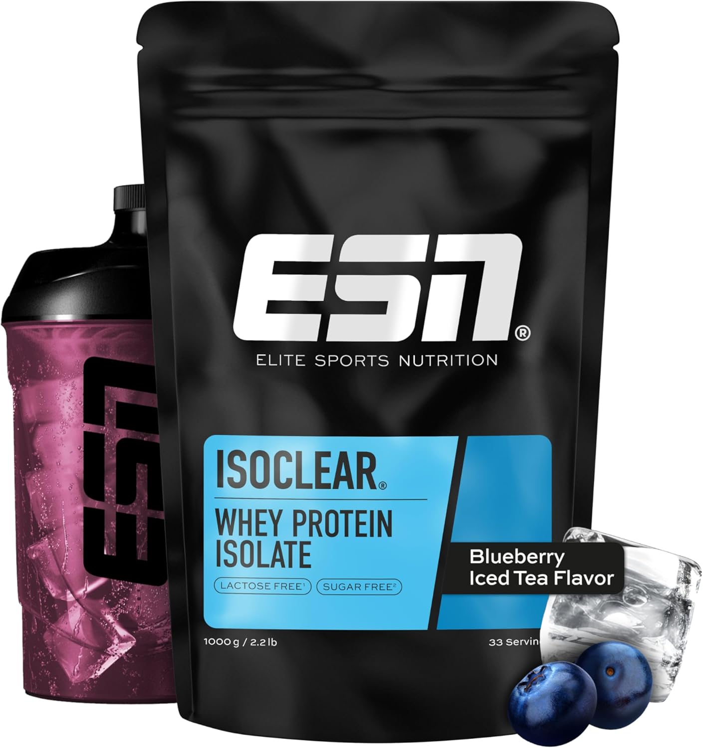 ESN Isoclear Whey Isolate Peach Iced Tea, verschiedene Sorten