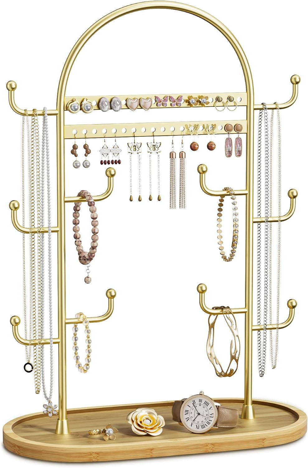 Niffgaff Schmuckstaender Organizer Schmuckaufbewahrung Jewelry Organizer