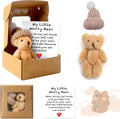 Pocket Hug Teddybaer Mini Stofftier im Geschenkbox Kuschelbaer Puppe