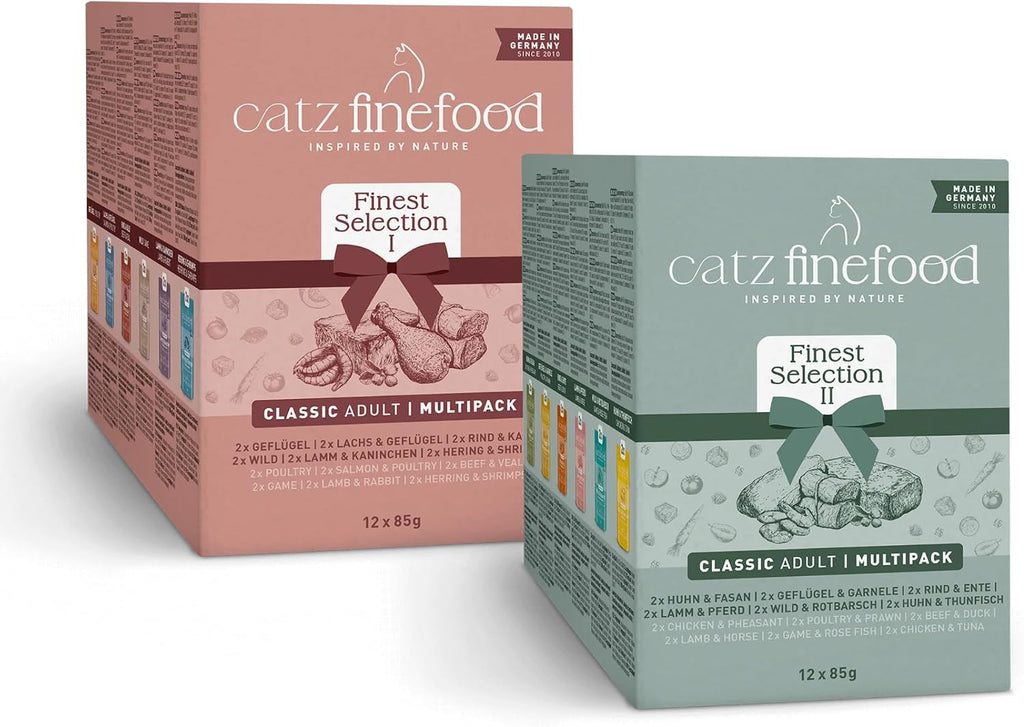 catz finefood Classic Collection Katzenfutter nass 24x85g Beutel ohne Getreide