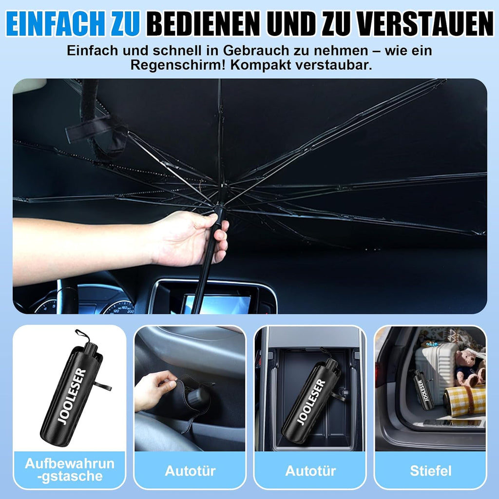 Reflektierender faltbarer Sonnenschutz Auto Windschutzscheibe UV-Schutz 2026