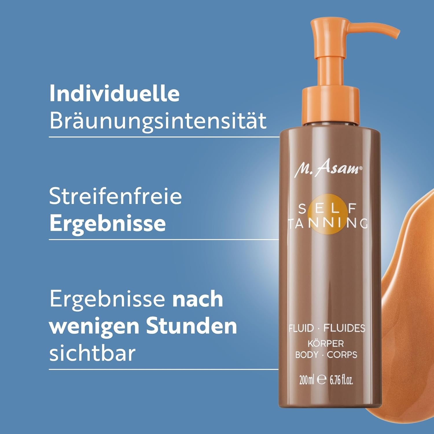 M. Asam Sun Self Tanning Fluid Selbstbraeuner gleichmaessige Braeune