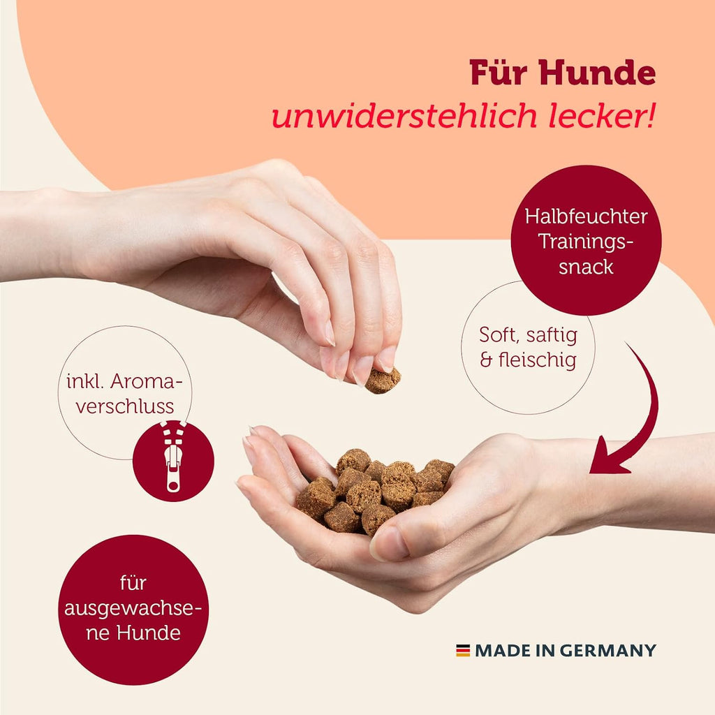 MERA Snacker Mix-Pack ohne Getreide softe Hundeleckerli 6er Set