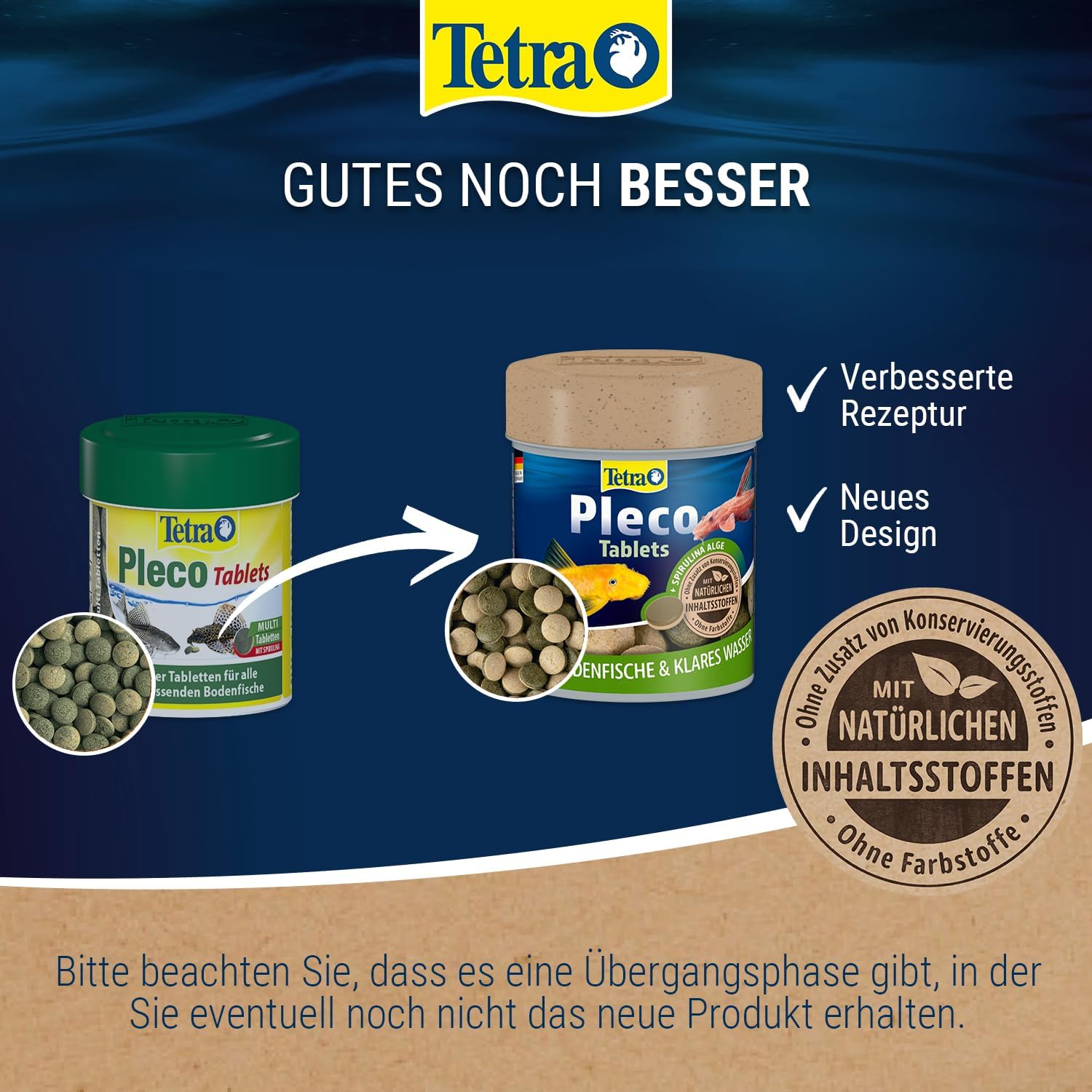 Tetra Pleco Tablets Fischfutter fuer pflanzenfressende Welse