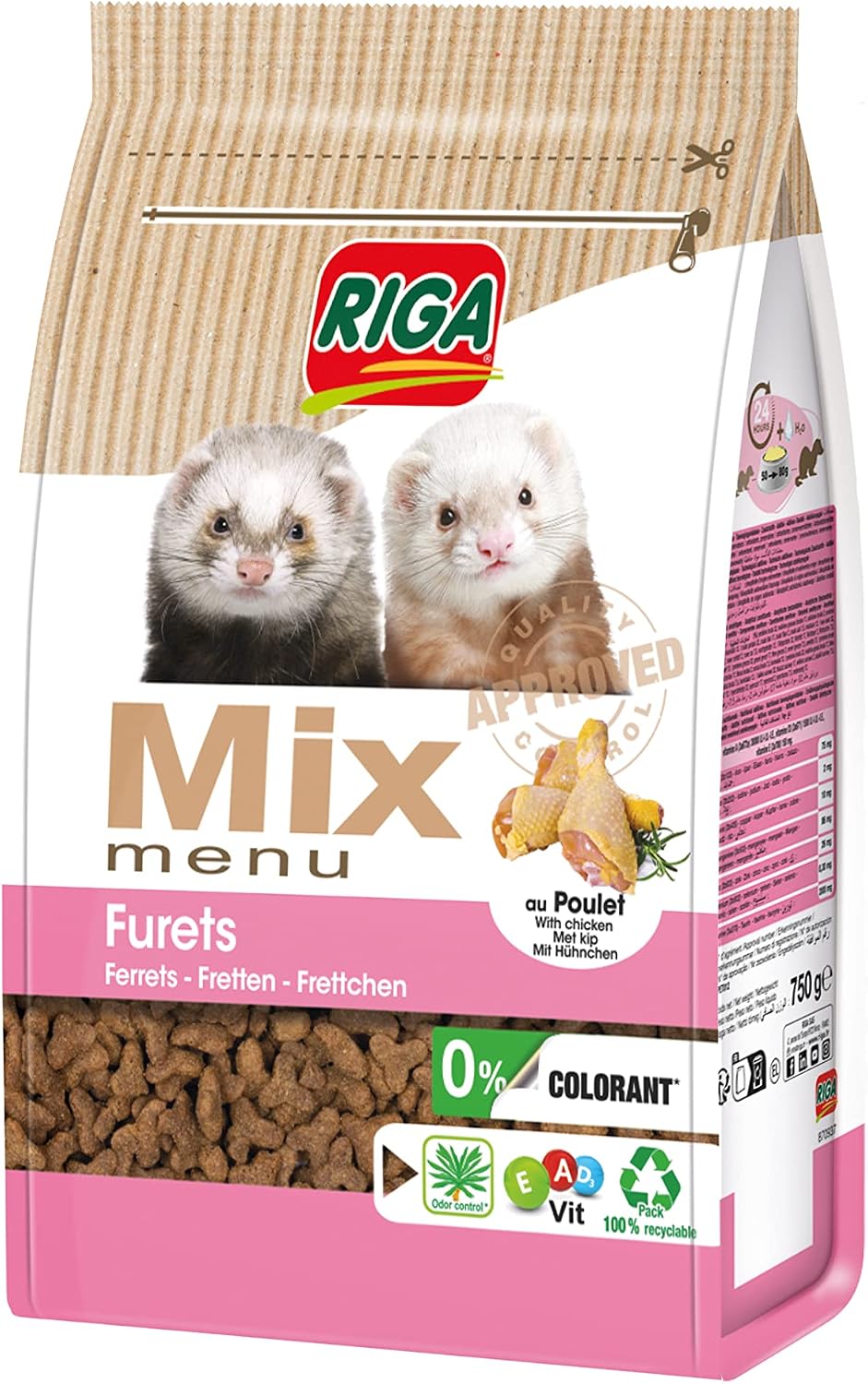 Frettchenfutter Mix 750 g Alleinfutter ausgewogen