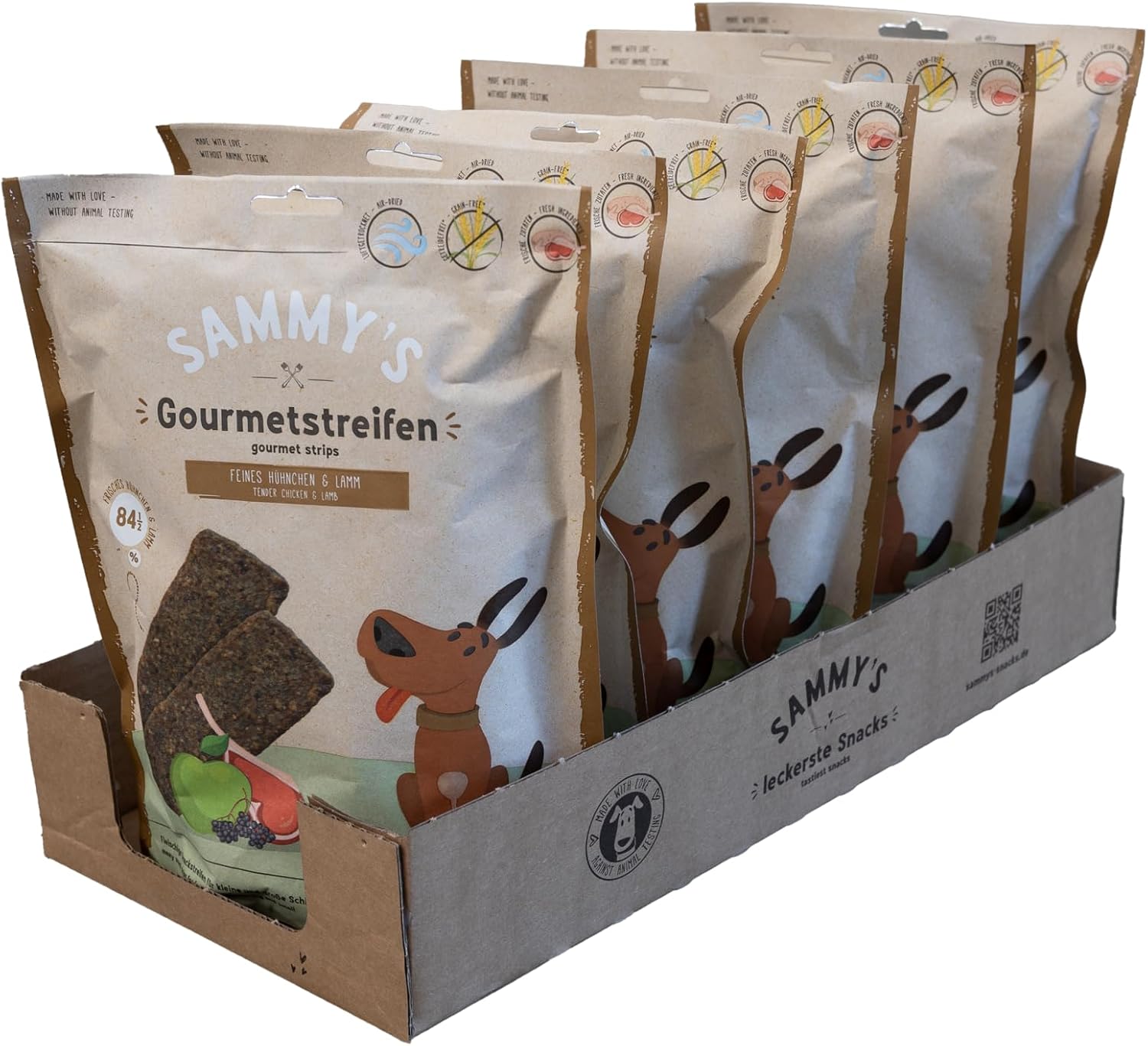 Sammy´s Wuerstchen Wasserbueffel Hundesnack getreidefrei verschiedene So