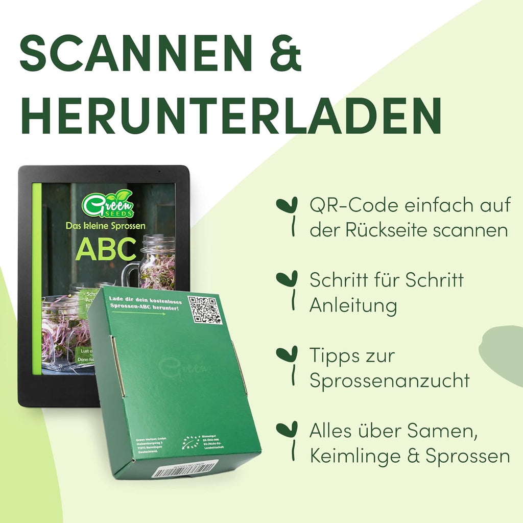 Kressesieb Keramikschale mit Edelstahlsieb Kresse Anzuchtset