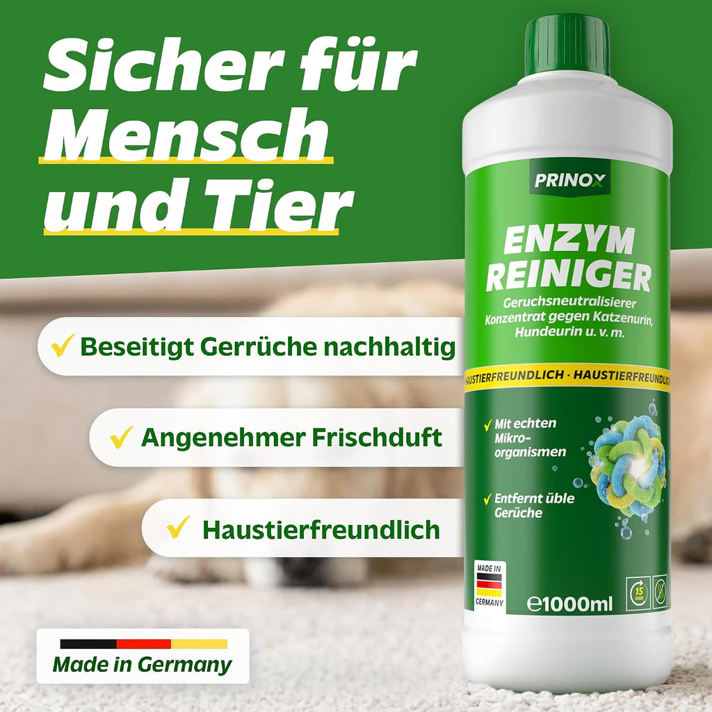 Enzymreiniger Konzentrat | Geruchsneutralisierer Hund Katze Urin