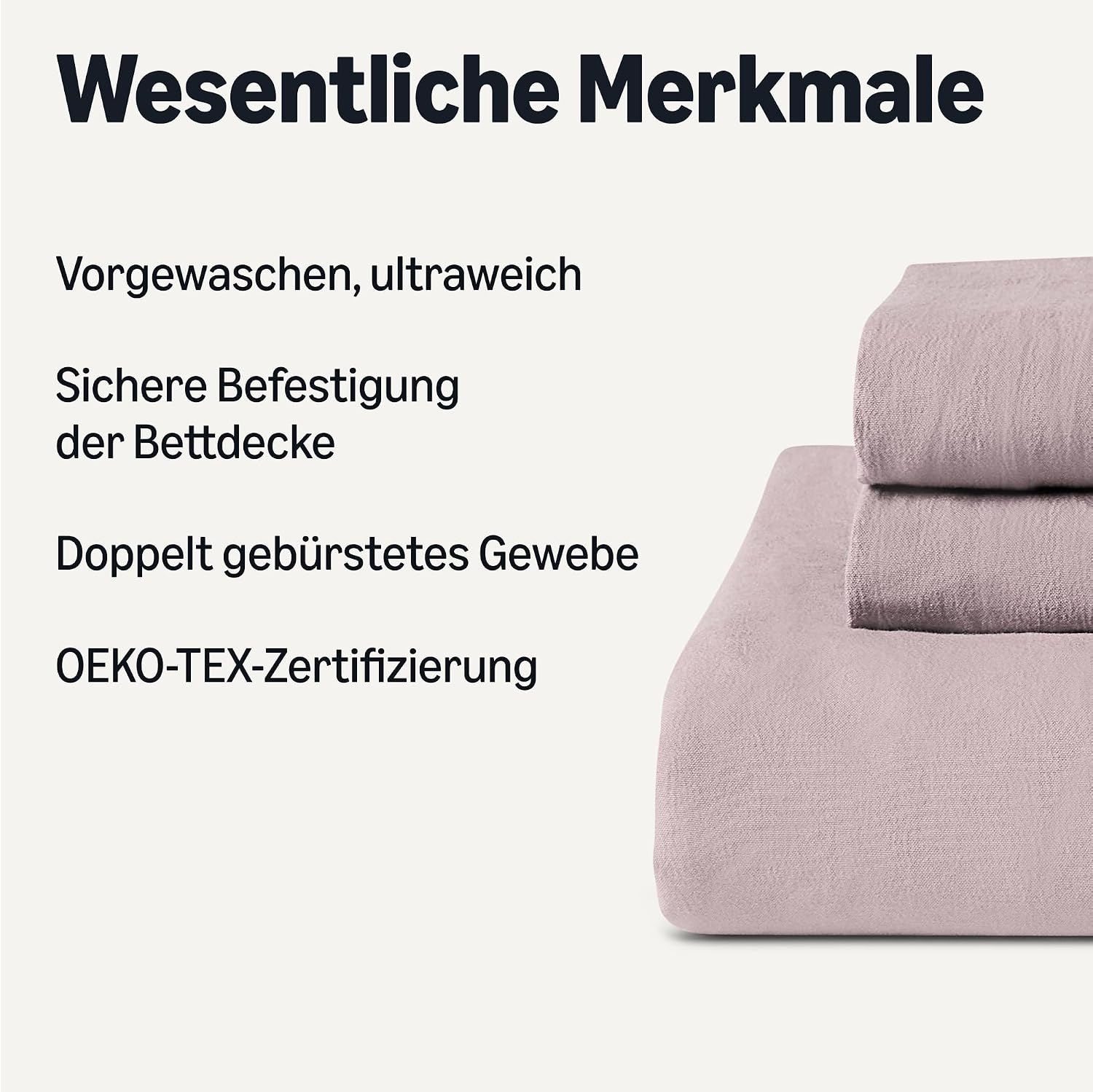 Amazon Basics Bettwaesche 135x200 cm 2-teilig Mikrofaser blau 200cm