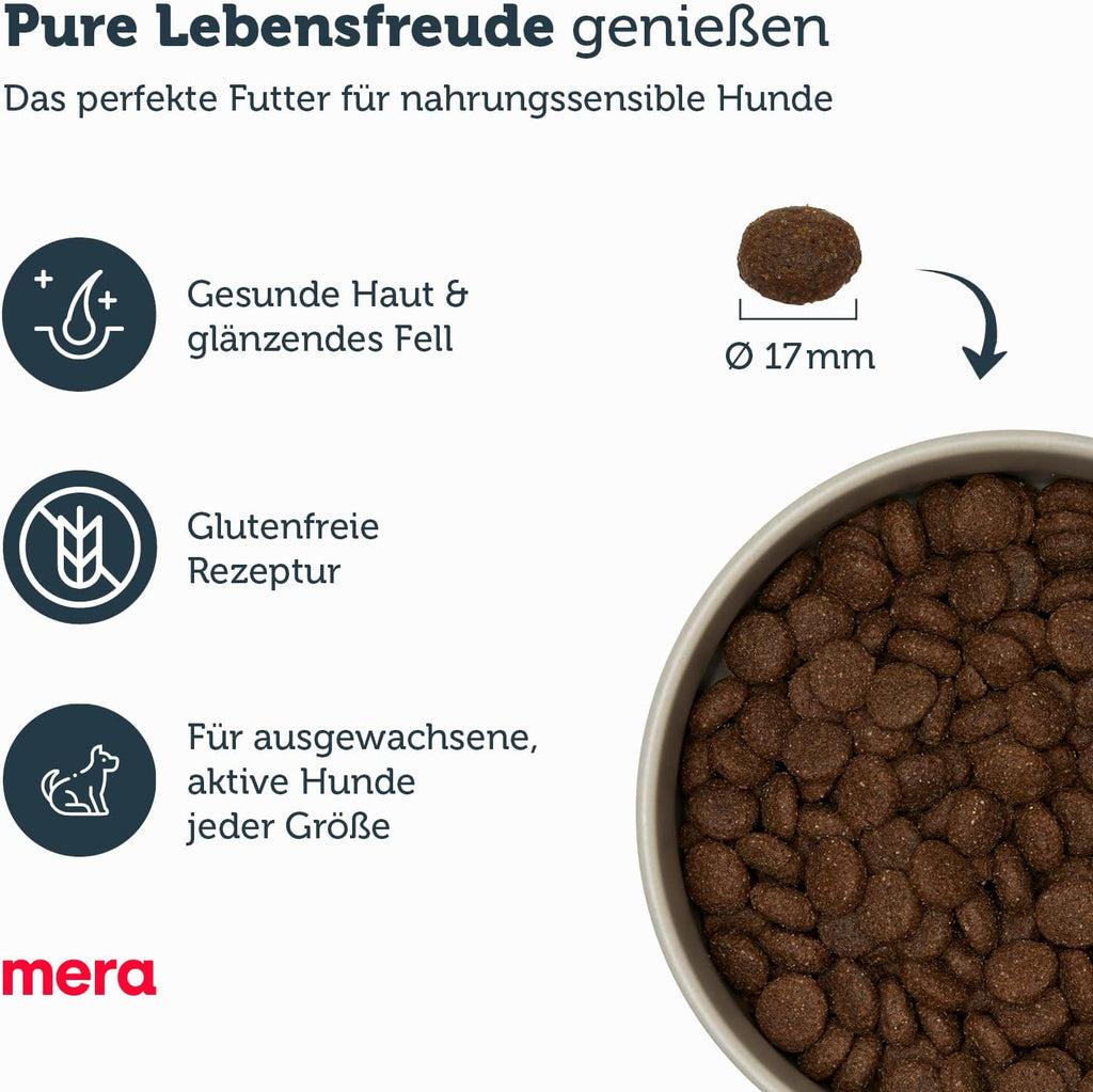 MERA Pure Sensitive Hundefutter Lamm und Reis verschiedene Sorten