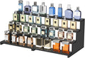 Lifewit Acryl Display 4 Ebenen Schwarz 30 cm - 2er-Set - 22,8cm-30,5cm