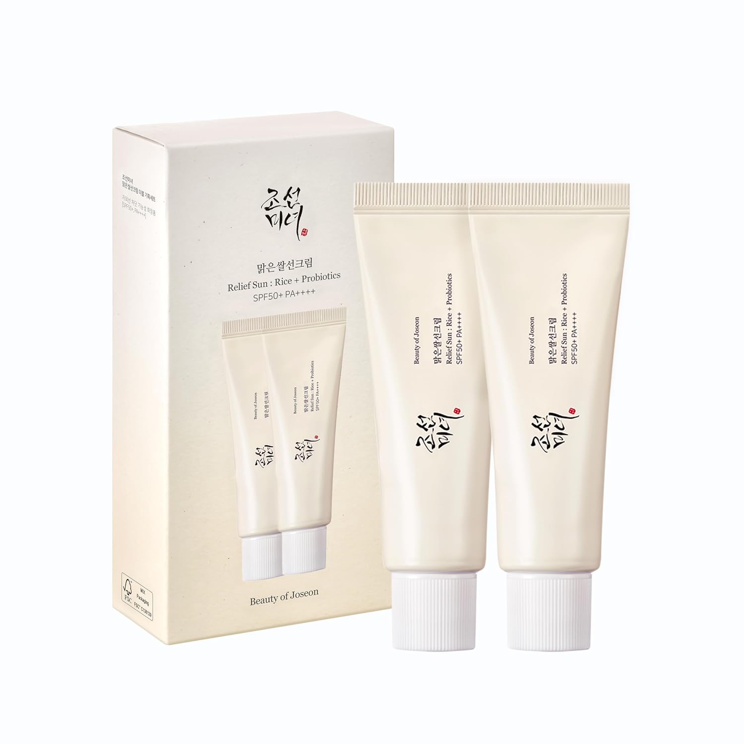 Beauty of Joseon Relief Sun Set 2er Pack 50 ml Sonnenschutz SPF Pflege
