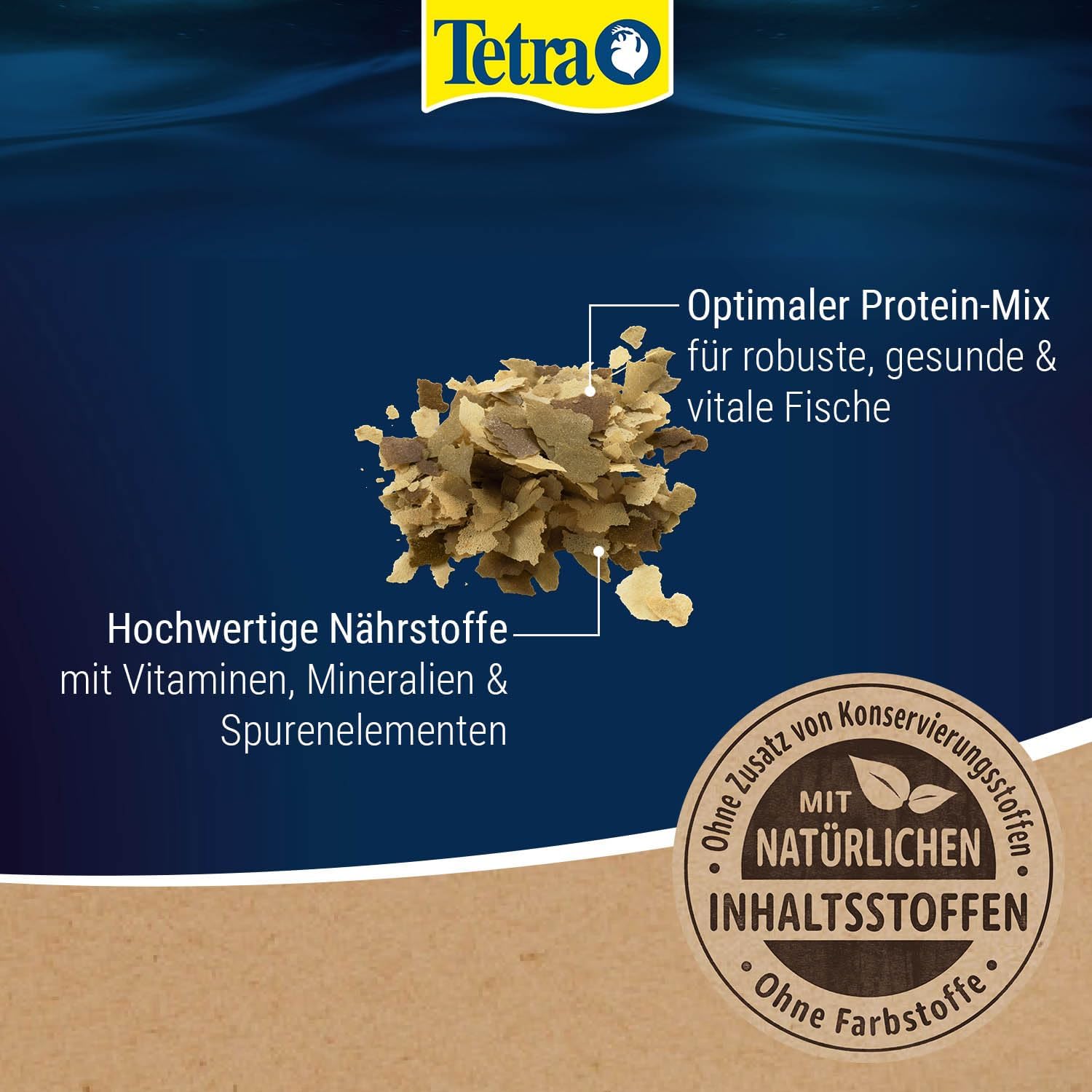 Tetra Goldfish Flockenfutter fuer Goldfische Kaltwasserfische