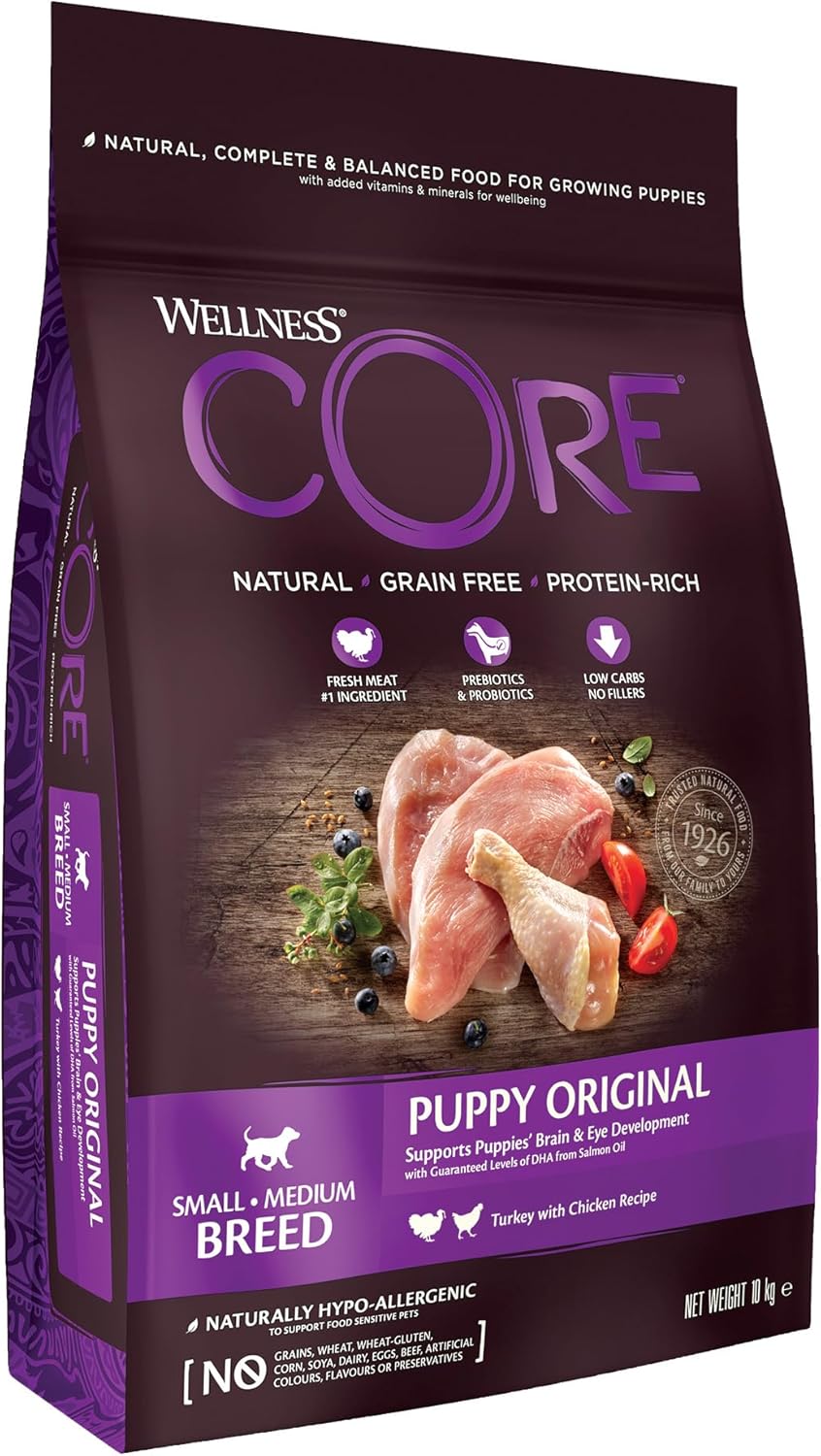 Wellness CORE Hundefutter Nass 6x400g Huhn & Truthahn Pastete