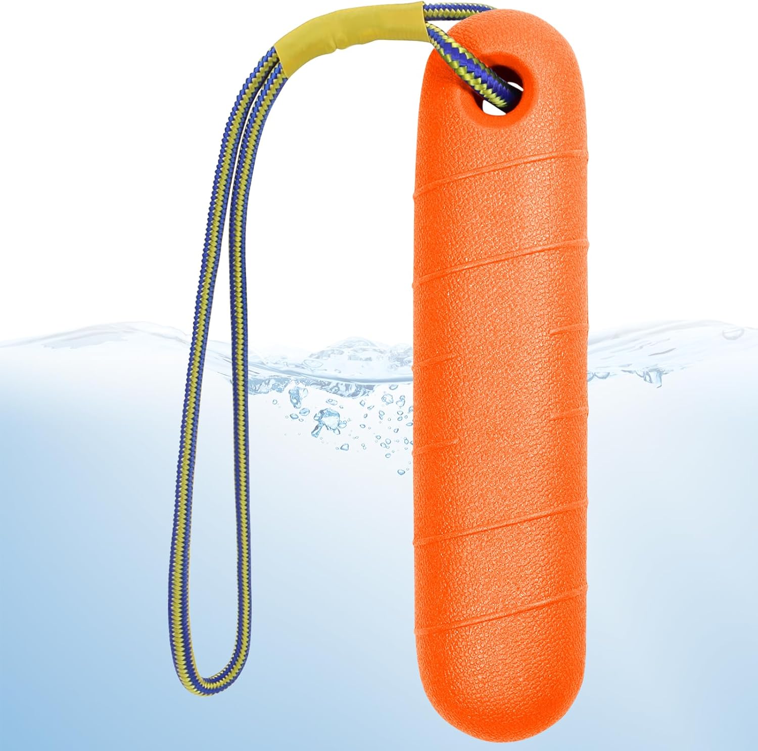 Schwimmendes Hundespielzeug mit Nylonseil fuer Apportieren Training Mittelgross Gr
