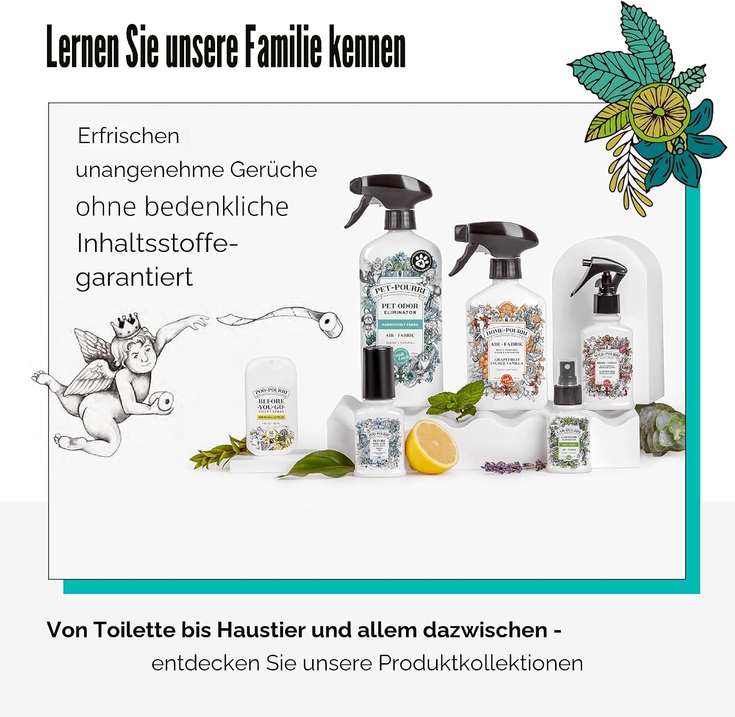Poo-Pourri WC Duftspray Tropical Hibiscus verschiedene Sorten
