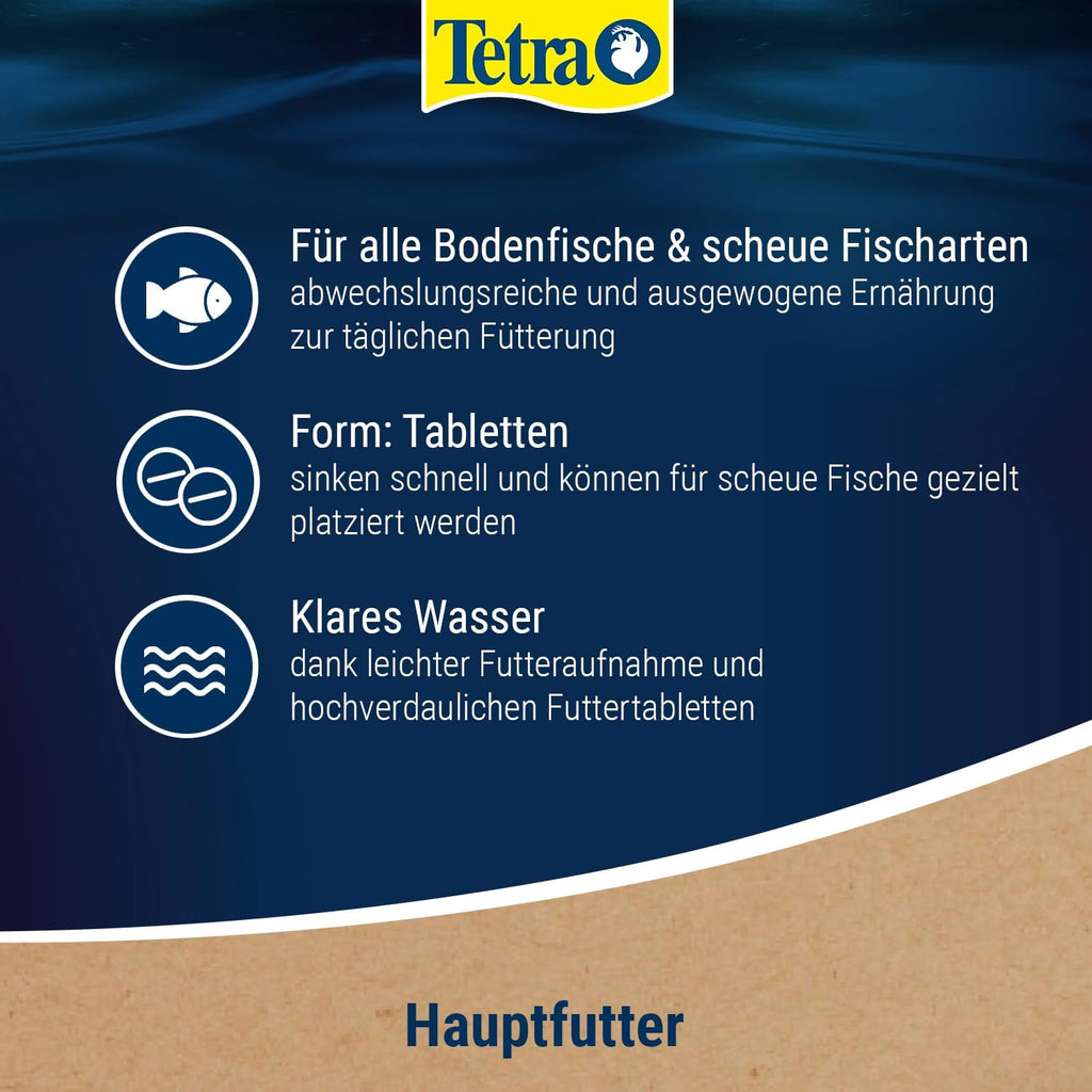 Tetra TabiMin Tabletten Fischfutter fuer Bodenfische Welse Schmerlen
