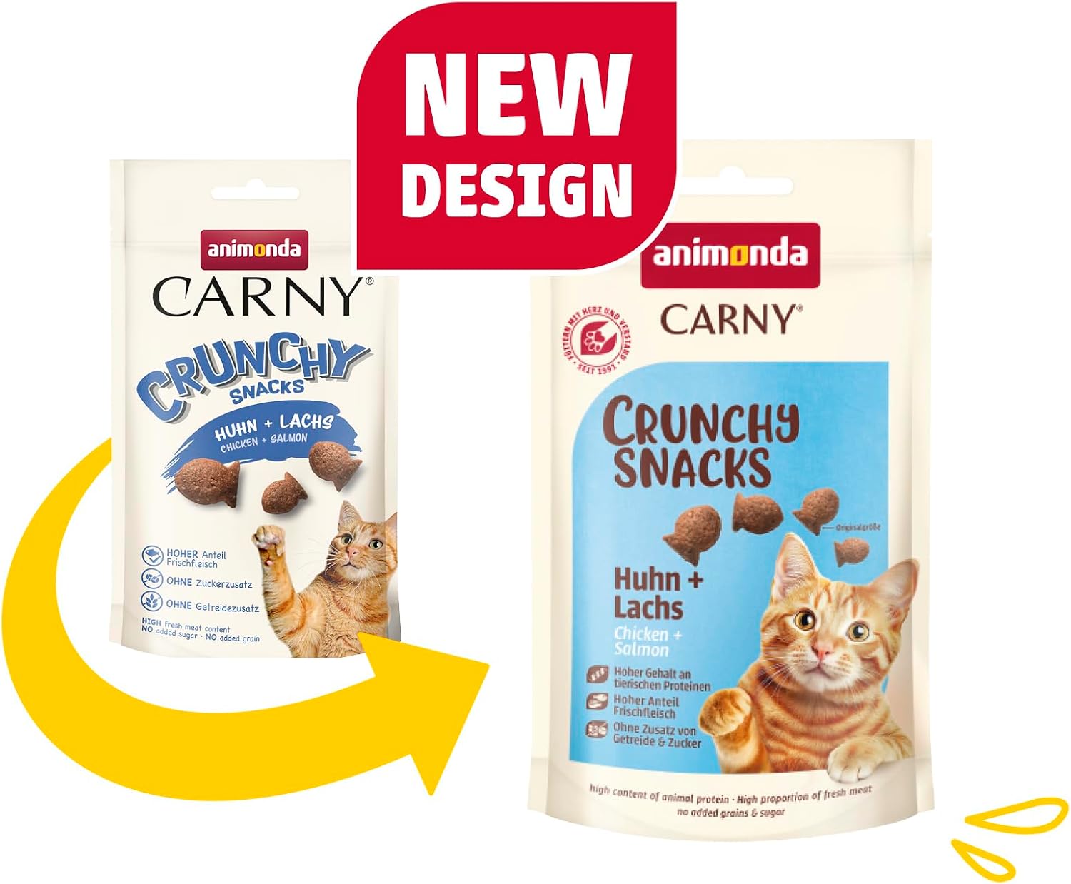 animonda Carny Crunchy Snacks Katzen Leckerli Multifleisch Cocktail 10x50g versc