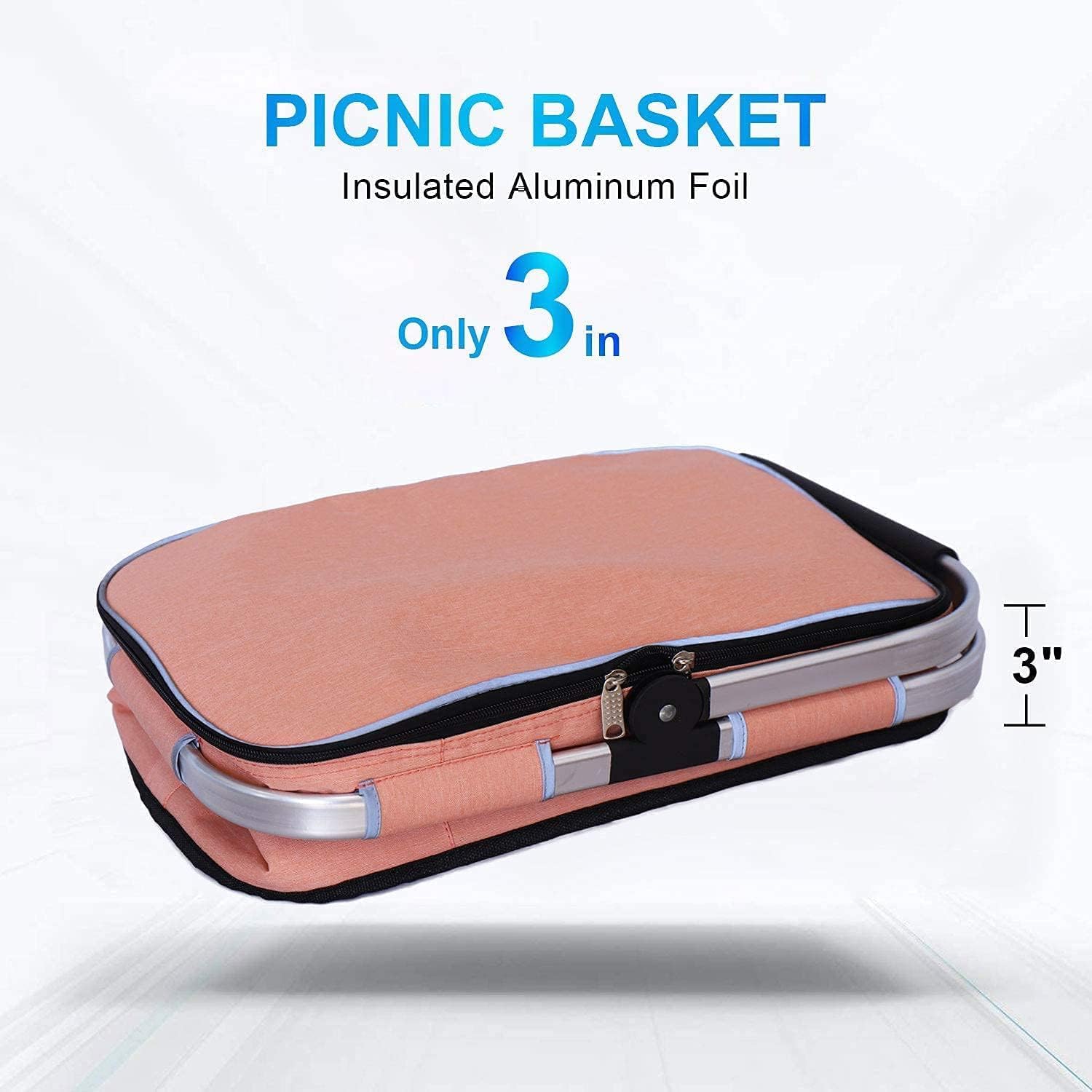 faltbare isolierte Kuehltasche wasserdicht fuer Camping Picknick