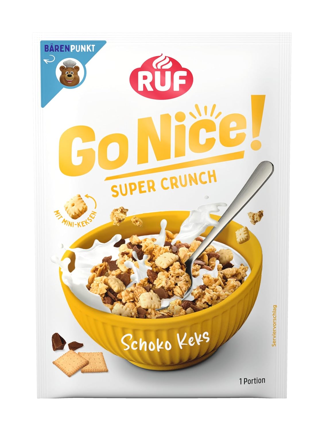 RUF Gonice Granola Schoko Keks Muesli mit Butterkeks 50g