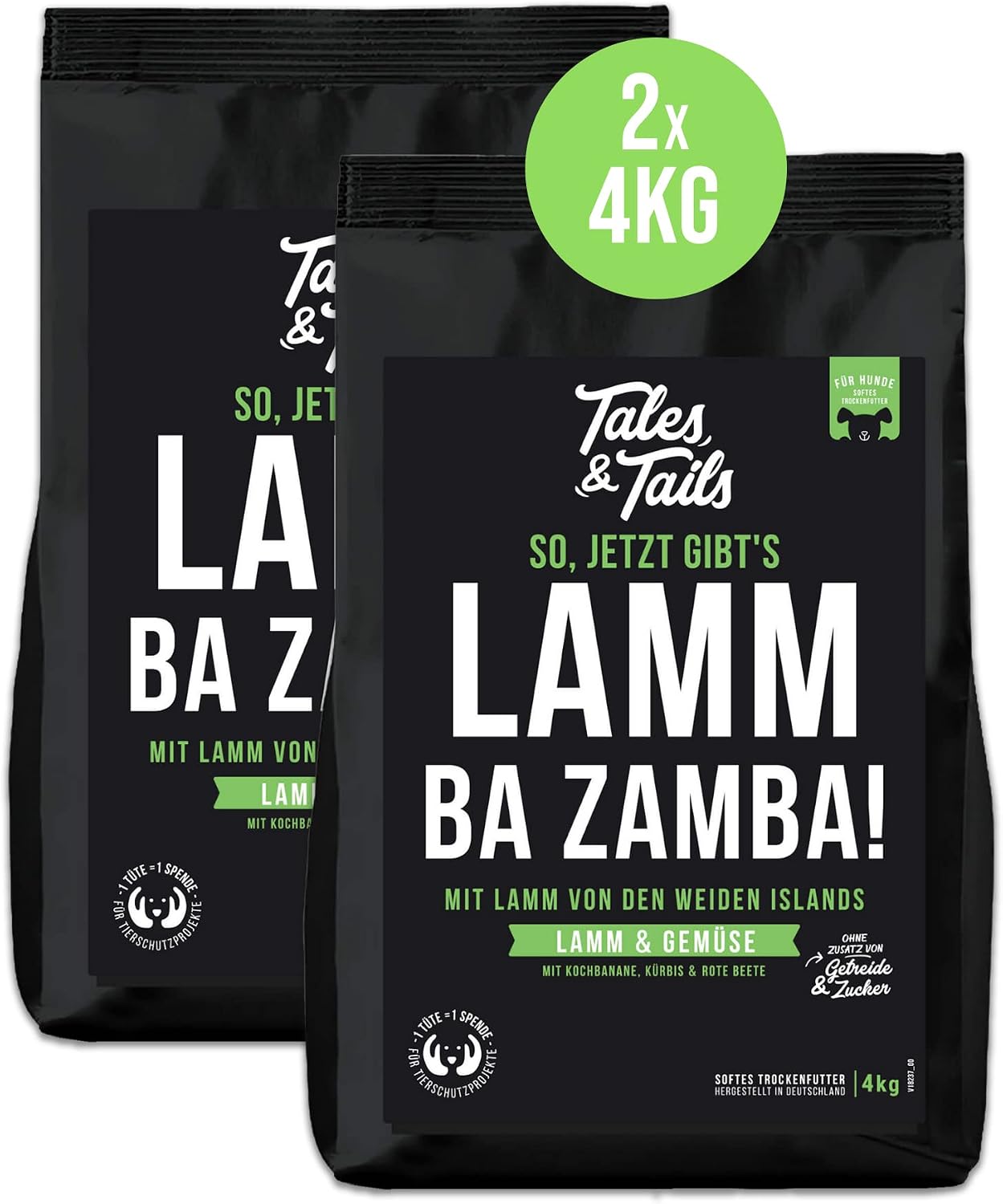 Tales & Tails halbfeuchtes Hundefutter getreidefrei Pferd verschiedene So