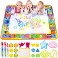 MELAND Wassermalmatte 100×78 cm mit Wasserstift fuer Kinder 3-6 Jahre