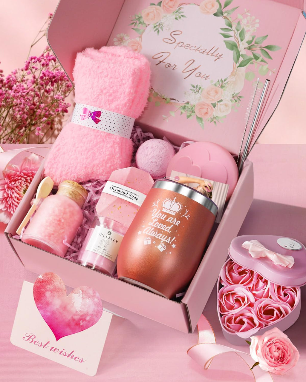 LIVEHITOP Geschenkset fuer Frauen 10-teilig Geburtstag Freundin Mama