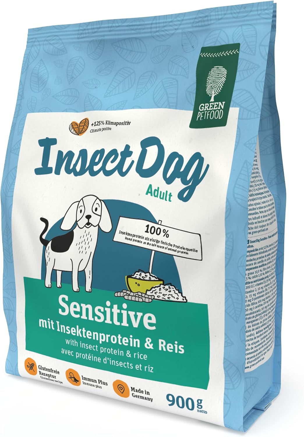 Hunde Trockenfutter mit Insekten und Reis verschiedene Sorten