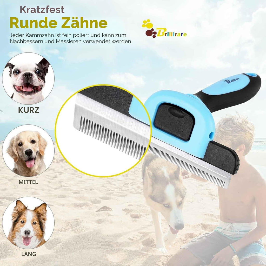 Unterfellbürste Hund Katze Fellpflege Entfilzer Drahtbürste