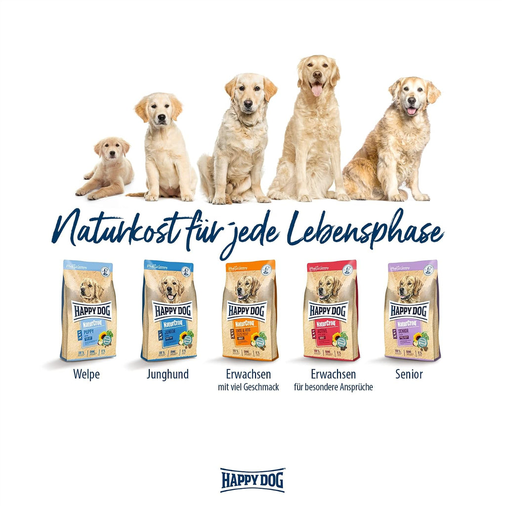 Happy Dog NaturCroq Lamm & Reis Trockenfutter mit Kräutern 15 kg