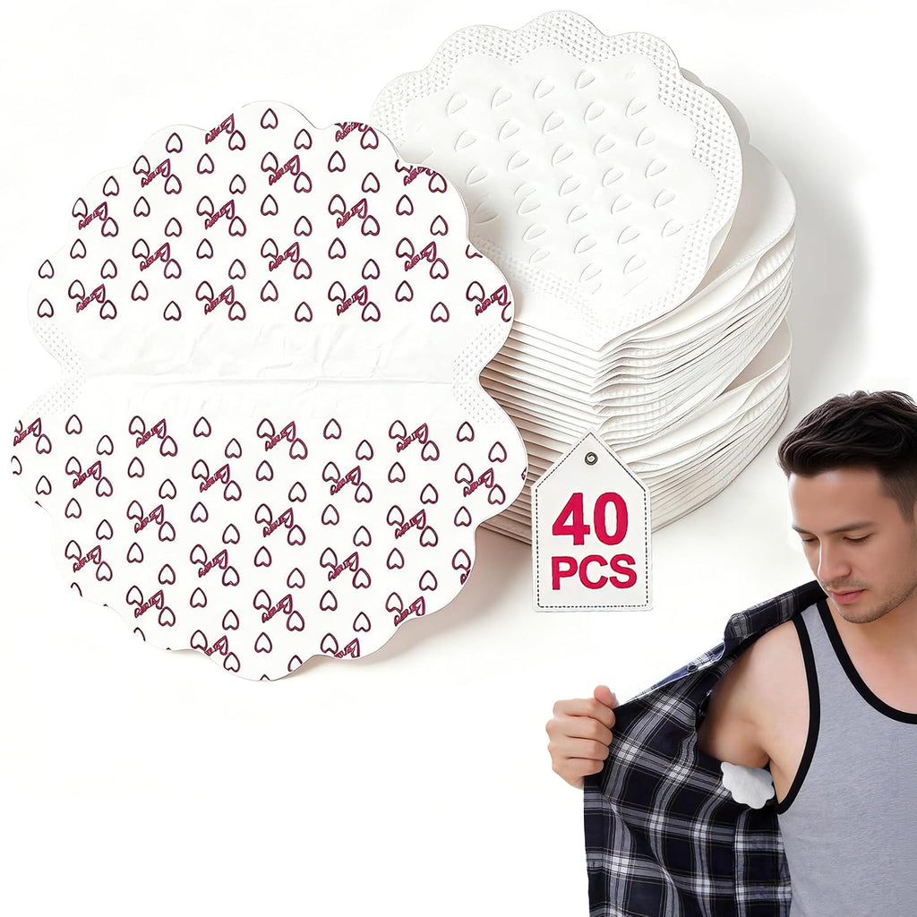 40 Stueck Achselpads Schweisspads fuer Damen und Herren - Schutz gegen Schweiss