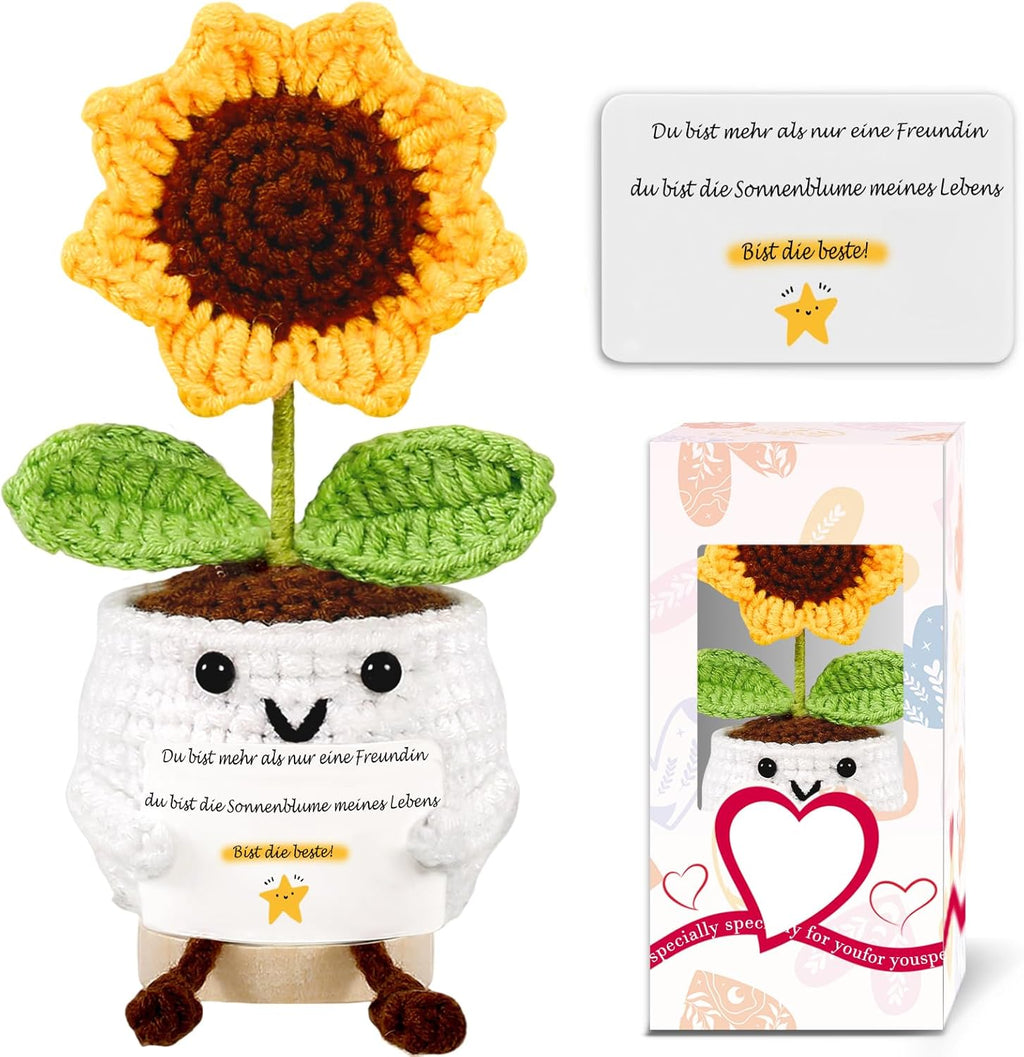 Gehaekeltes Herz Anhaenger Gluecksbringer Geschenk Valentinstag