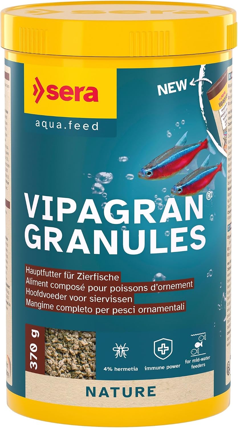 Sera Vipagran Softgranulat Fischfutter fuer mittlere Wasserzone verschi