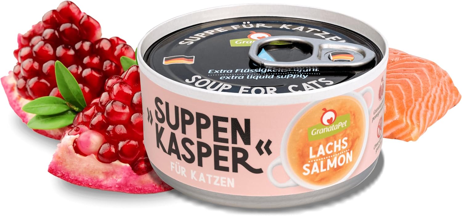 GranataPet Suppenkasper Multipack 6 Sorten 12x70ml Katzen-Suppe verschiedene Sor