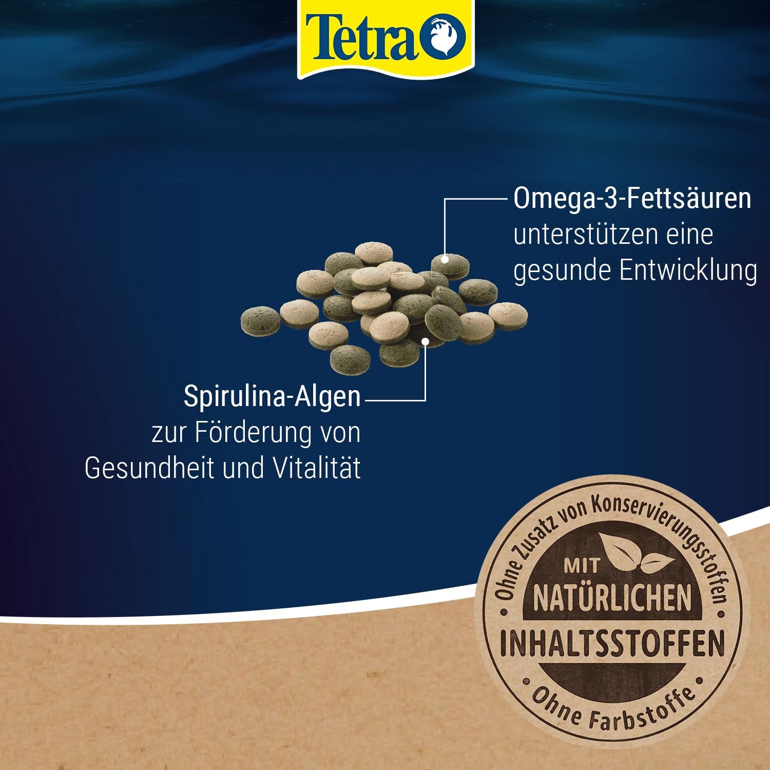 Tetra Pleco Tablets Fischfutter fuer pflanzenfressende Welse