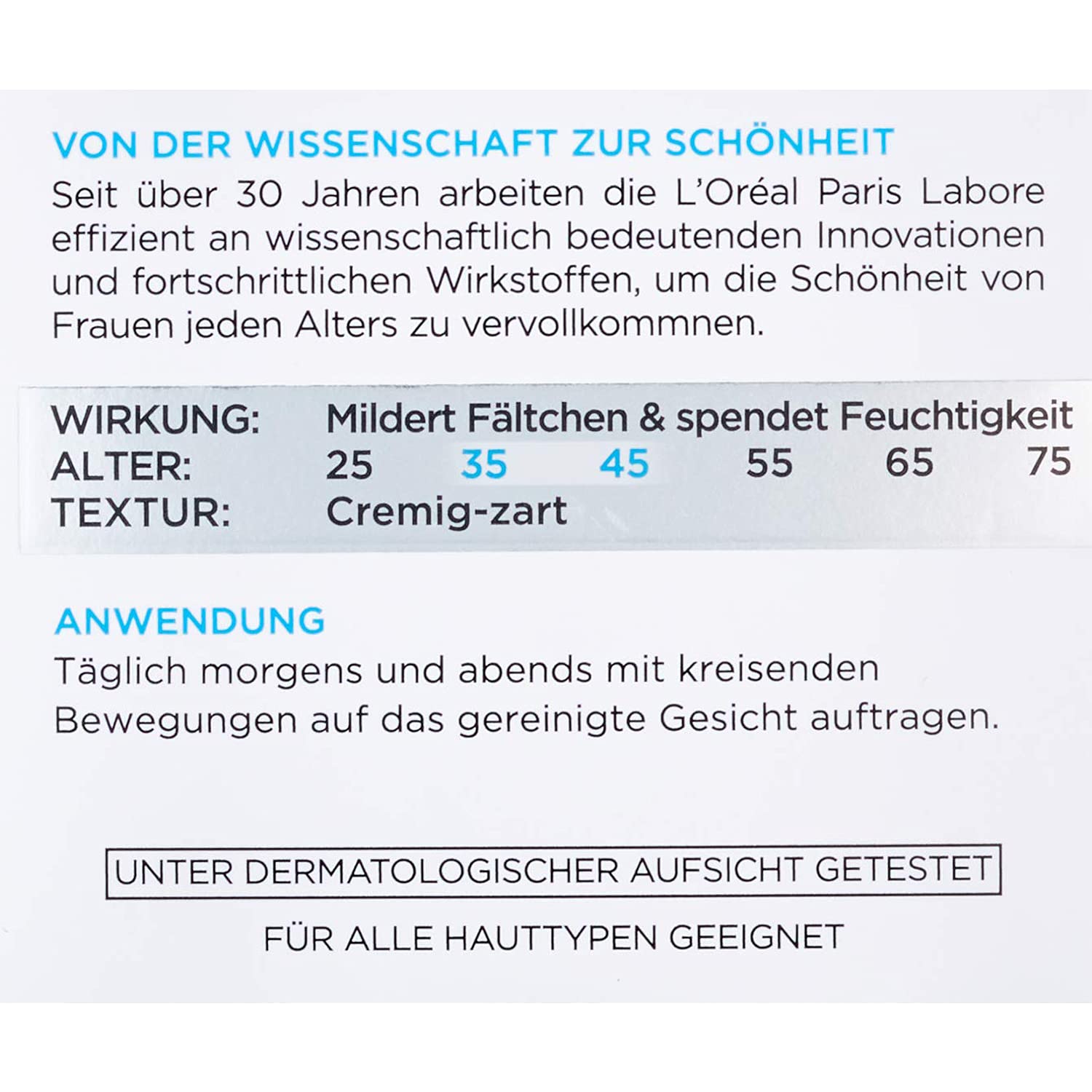 L’Oréal Paris Gesichtscreme Anti-Falten 35+ Kollagen